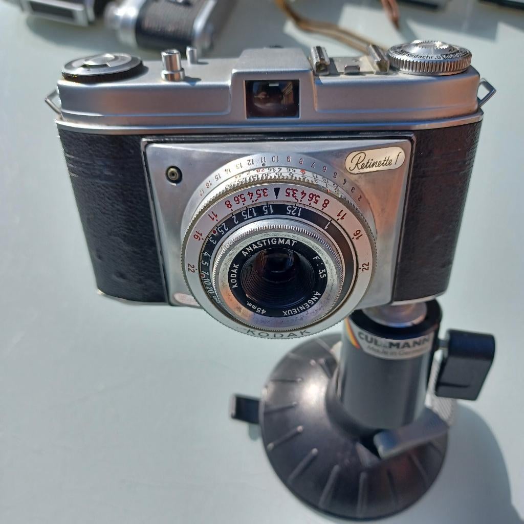 Kodak Retinette F met Angénieux Anastigmat 45mm f/3.5, Ophalen of Verzenden, Gebruikt, Compact, Kodak