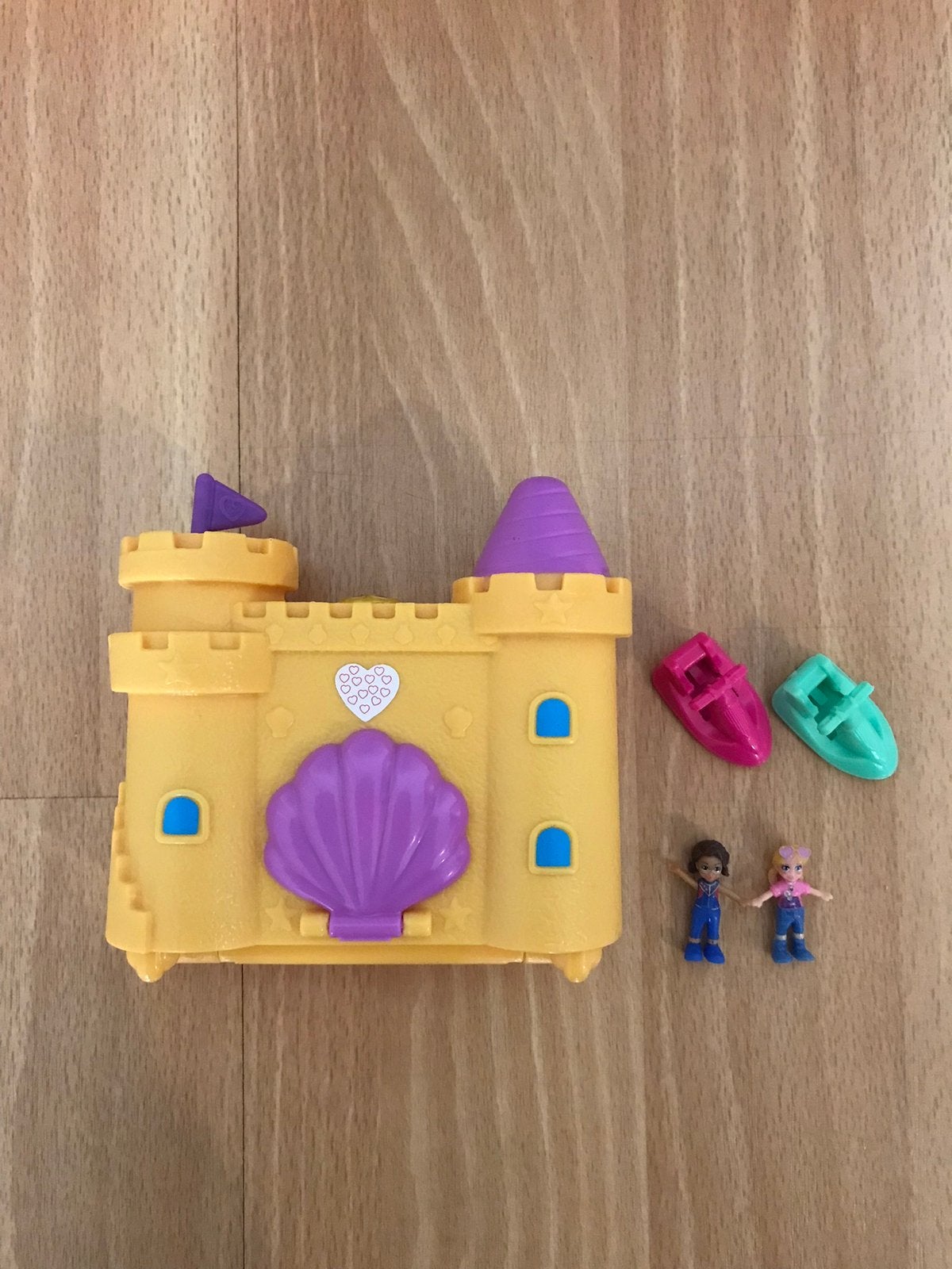 Polly pocket surf and sandventure met 2 popjes, Ophalen of Verzenden, Zo goed als nieuw, Overige typen