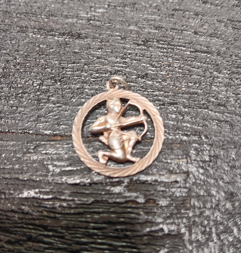 Zilveren hanger Boogschutter, Overige voorstellingen, Ophalen of Verzenden, Zo goed als nieuw, Zilver