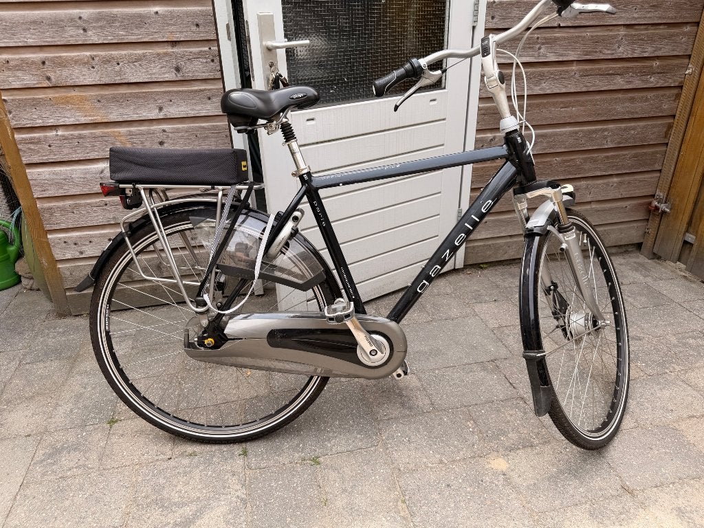 Gazelle Paris Plus, Gebruikt, Versnellingen, 49 tot 53 cm, Schijfrem
