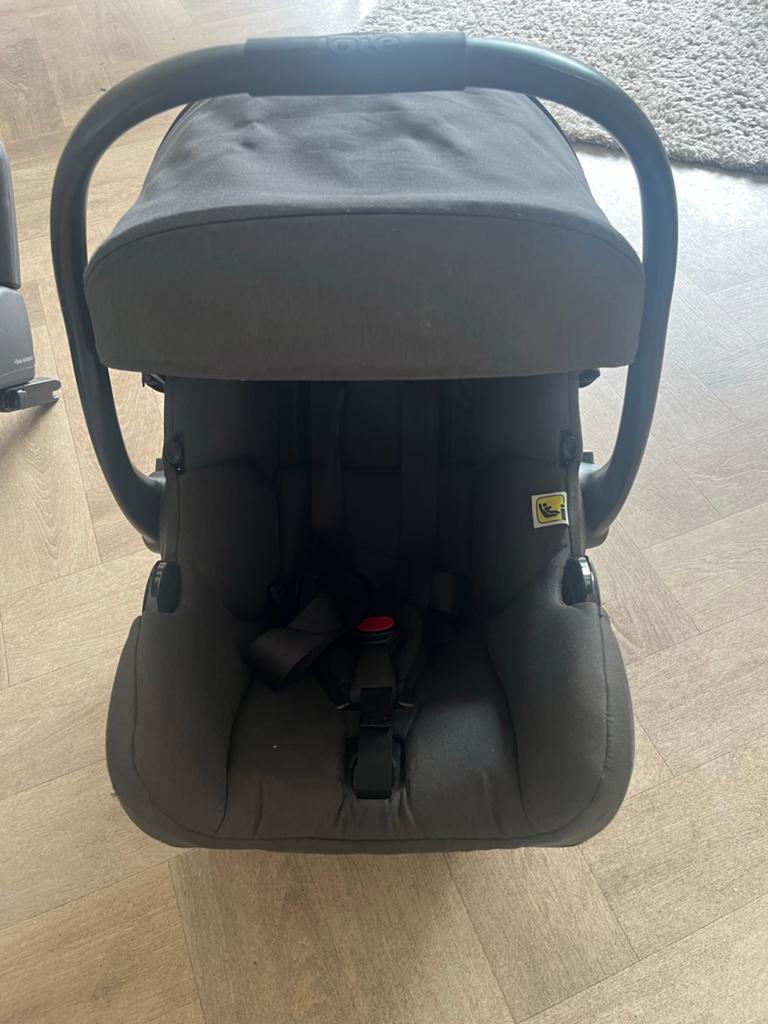Joie i-Snug autostoel met i-Base Advance Isofix, Overige merken, Gebruikt, Ophalen of Verzenden, Isofix