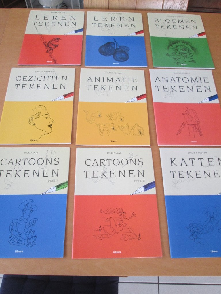 9 boeken Tekenen. Nieuw.  Zie beschrijving, Ophalen of Verzenden, Nieuw, Tekenen en Schilderen