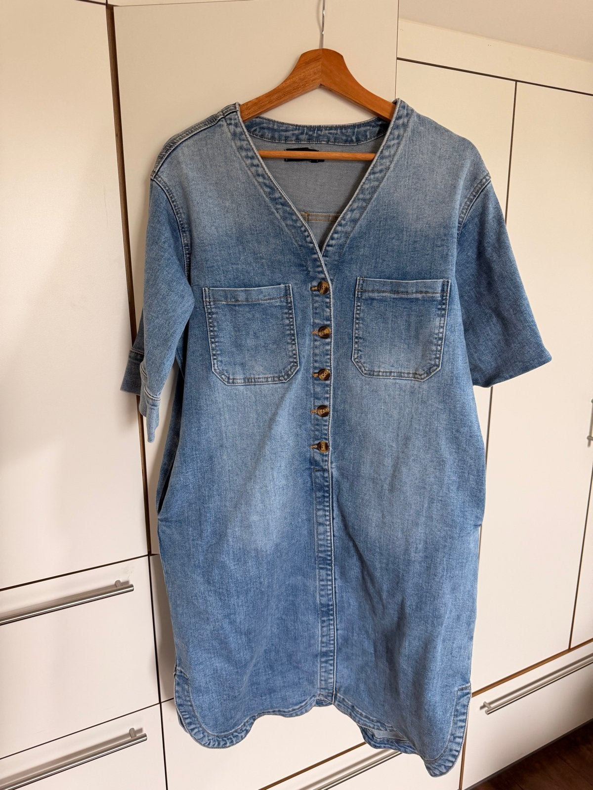 G-maxx spijkerjurk maat L, Blauw, Maat 42/44 (L), Ophalen of Verzenden, Zo goed als nieuw
