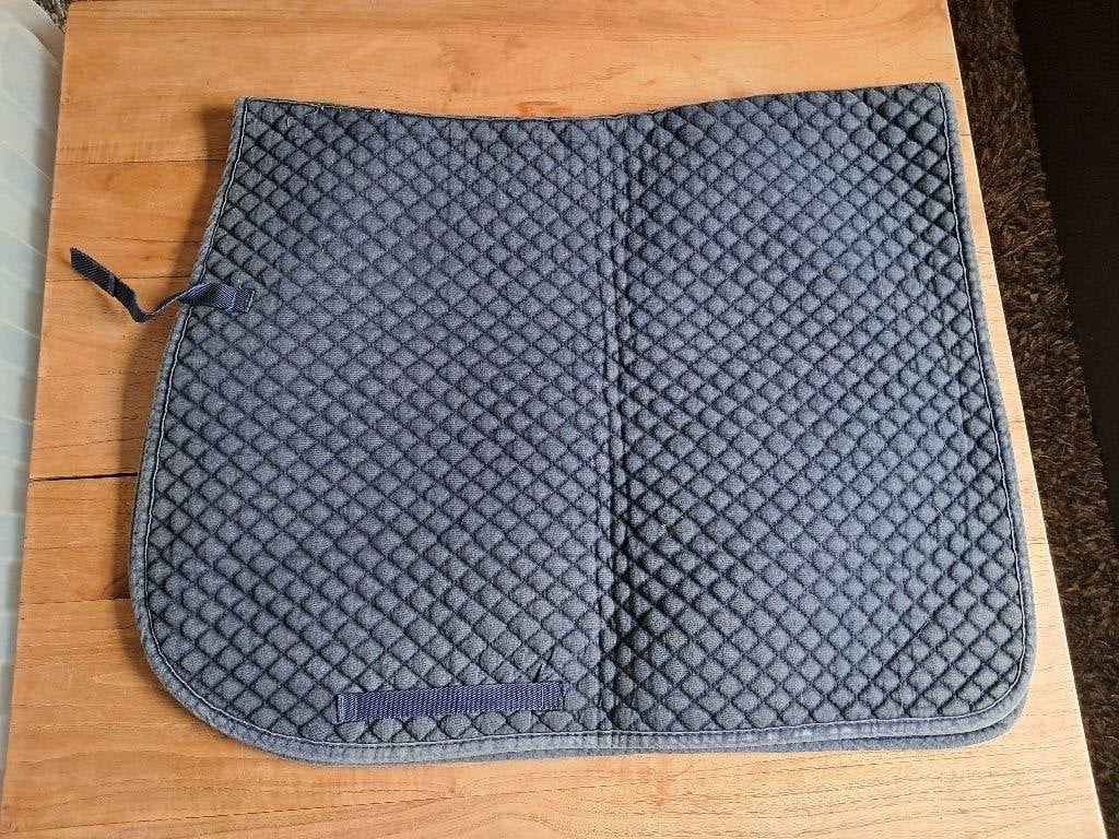 Zadeldekje donkerblauw , maat full, Ophalen, Gebruikt