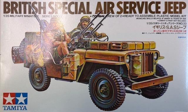 Coelianmodels, Tamiya 35033, SAS Jeep, 1/35, € 19,99, Tank, 1:32 tot 1:50, Nieuw, Ophalen of Verzenden