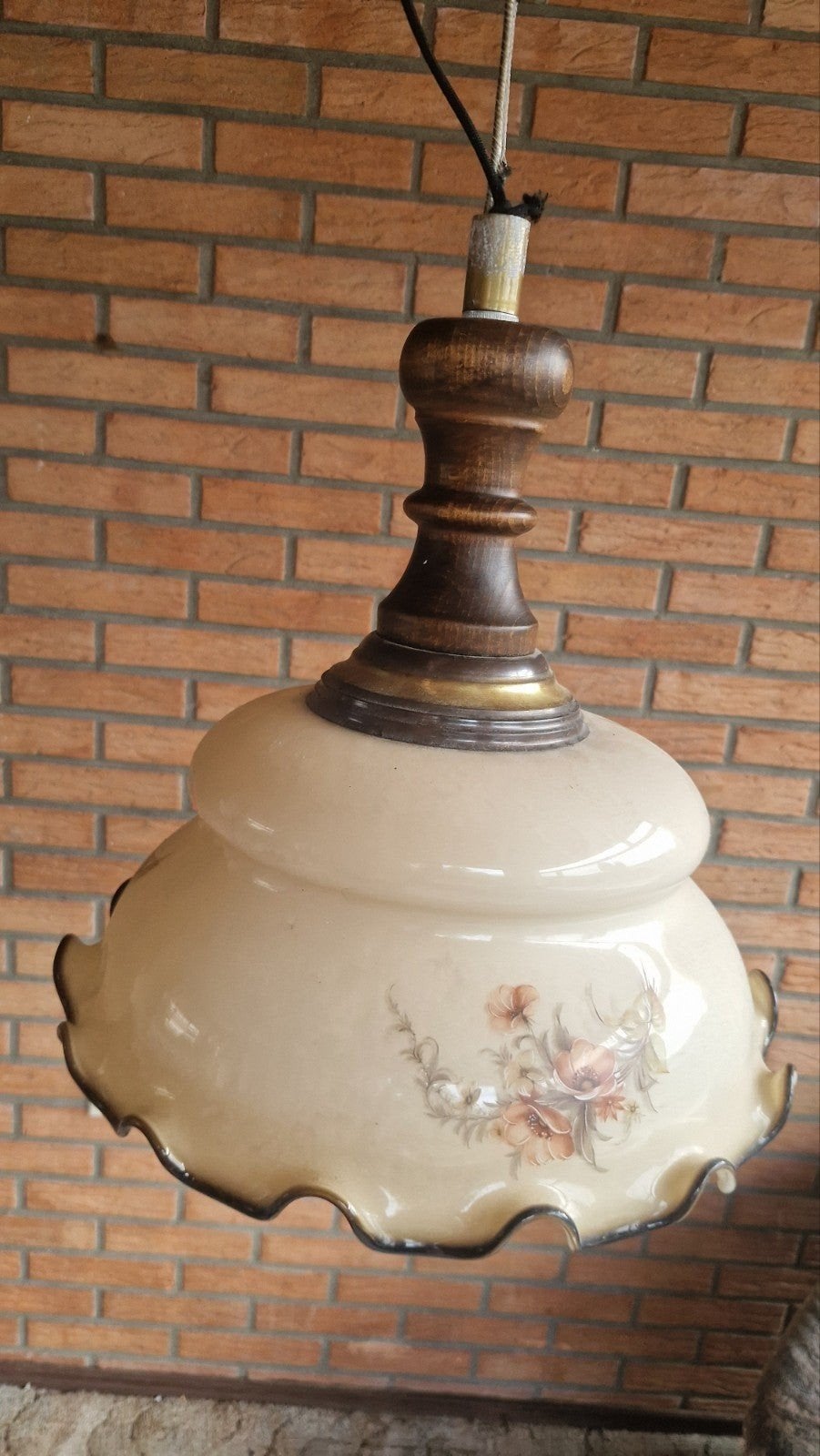 Vintage antieke  hanglamp, Antiek en Kunst, Ophalen of Verzenden