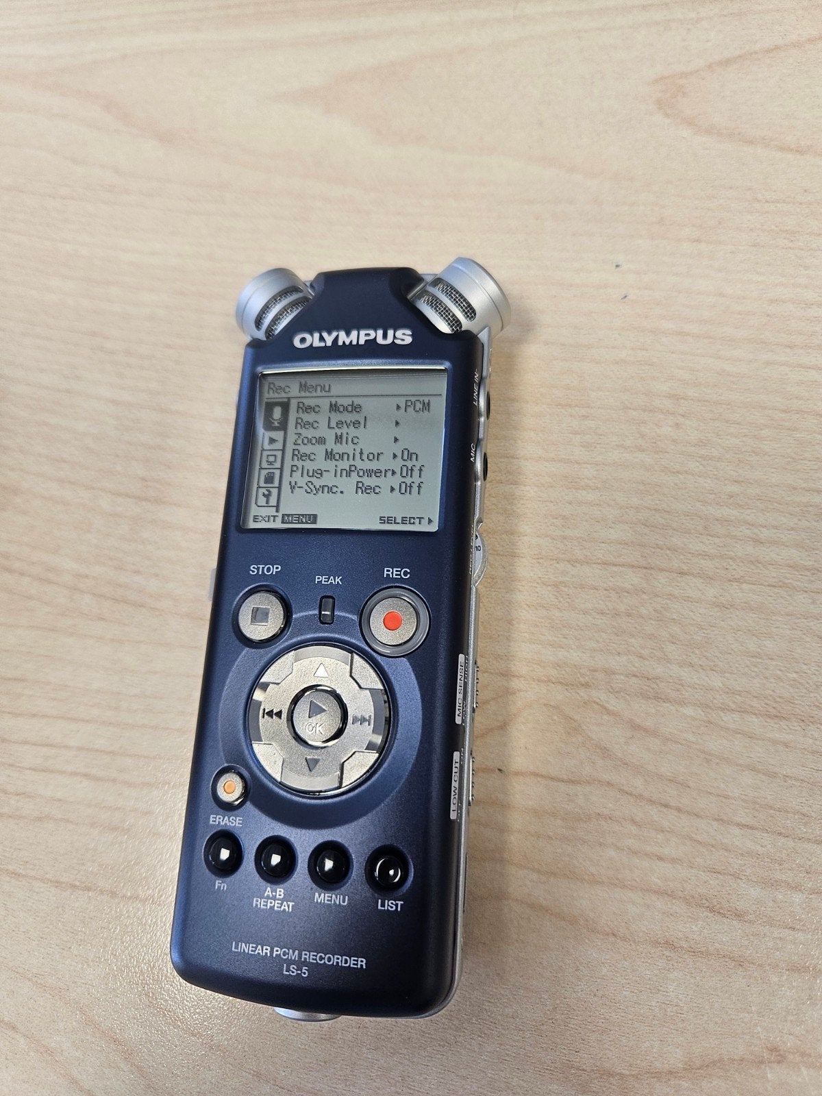 Olympus LS-5 Lineaire PCM Recorder - Zo goed als nieuw, Ophalen of Verzenden, Zo goed als nieuw, Audio