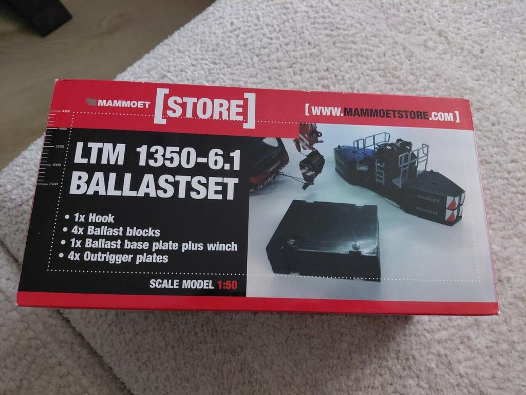 WSI MAMMOET LTM 1350-6.1 BALLAST SET., Ophalen of Verzenden, Gebruikt, Bus of Vrachtwagen, Wsi