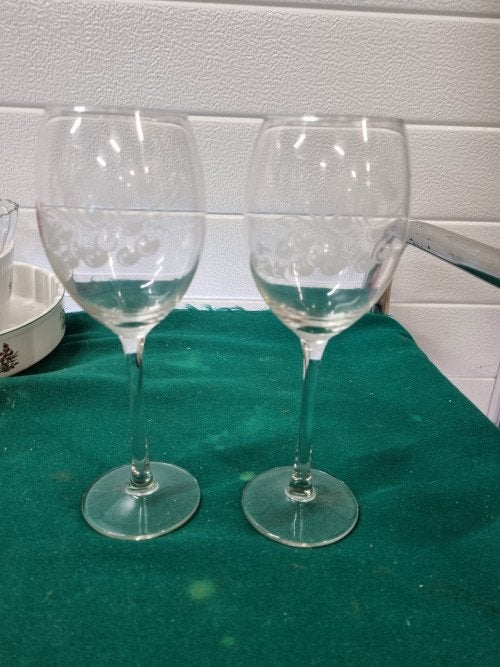 wijnglazen met druiven afbeelding, Ophalen of Verzenden, 'T Olde Gre-j, Info@toldegrej.nl, Endepoelstraat 20f Didam
