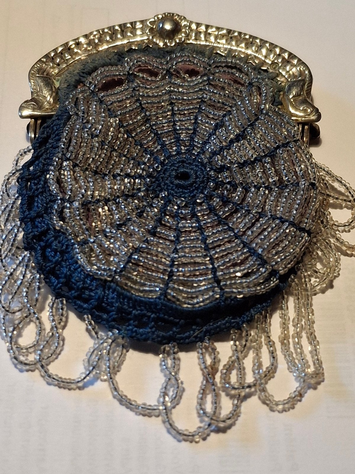 zilveren  beursje9,5 cm, Antiek en Kunst, Ophalen of Verzenden