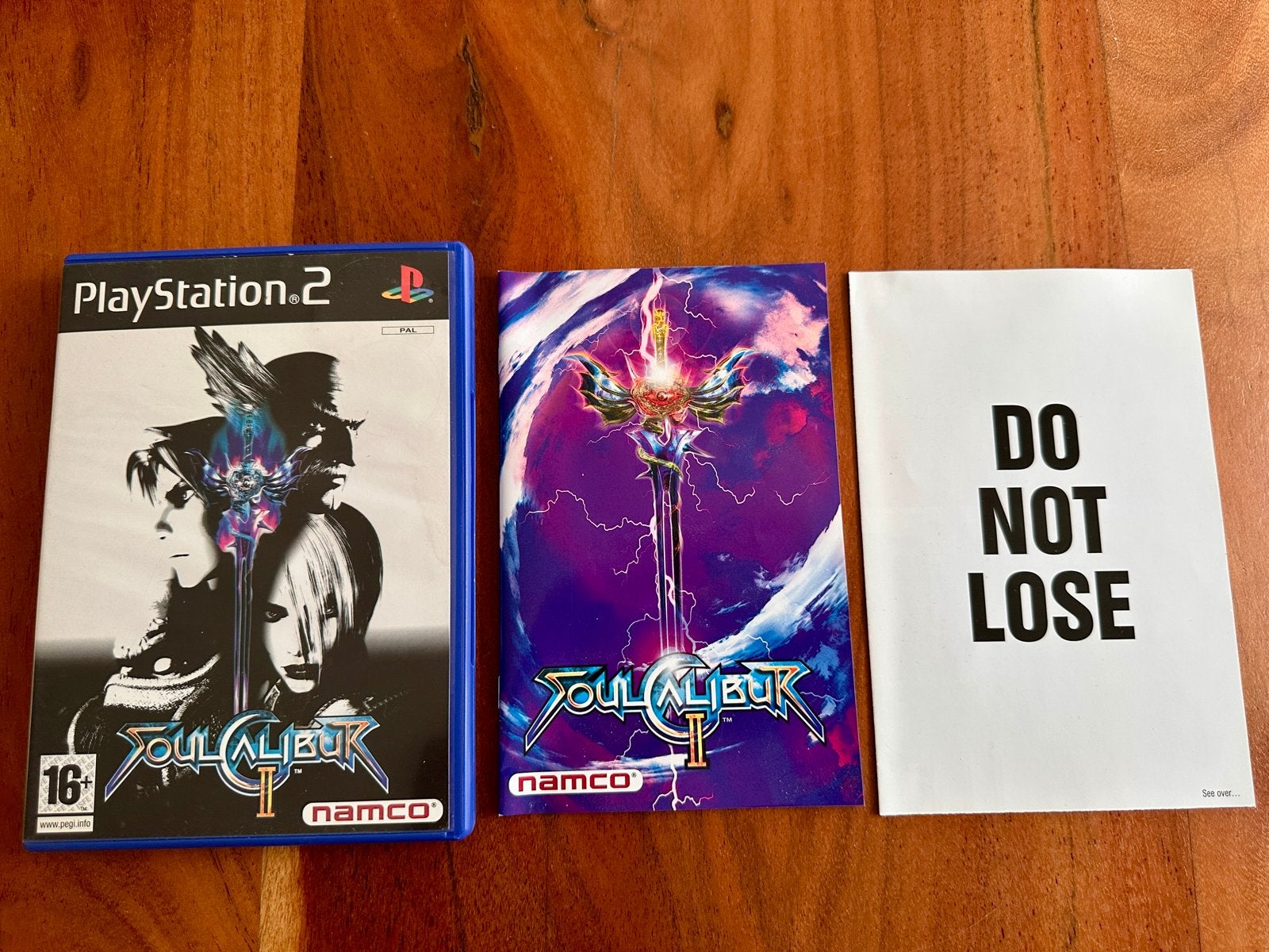 SoulCalibur II PlayStation 2 (PS2) - Compleet met boekje, Gebruikt, Vechten, 2 spelers, Eén computer