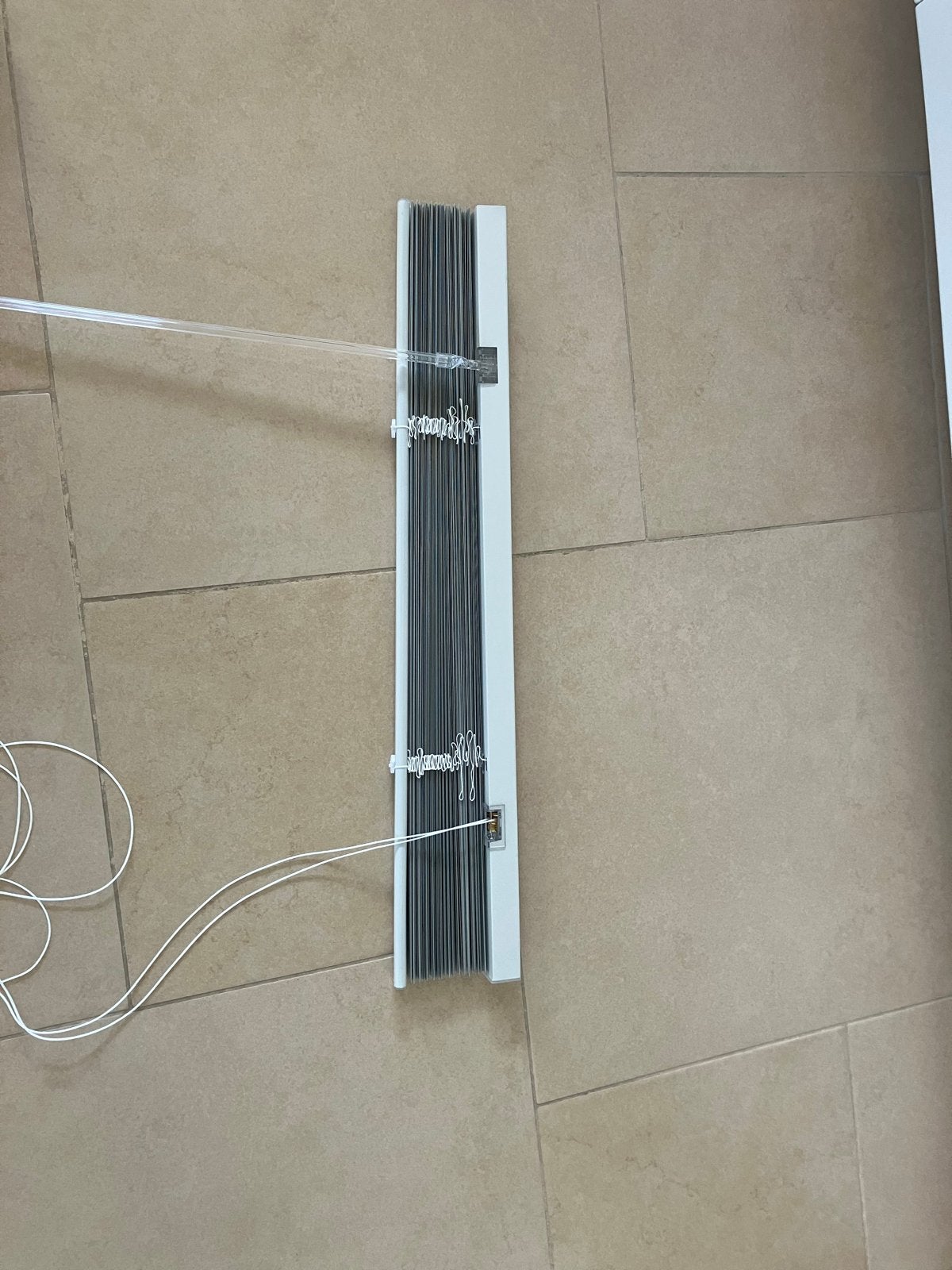 Luxaflex raambekleding 60 cm breed, gebroken wit., Luxaflex, Ophalen, Nieuw