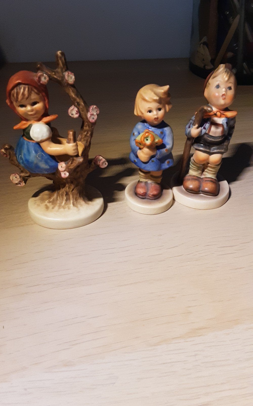 Set van 3 Hummel beeldjes - Vintage Goebel W. Germany, Verzamelen, Ophalen of Verzenden, Gebruikt, Hummel