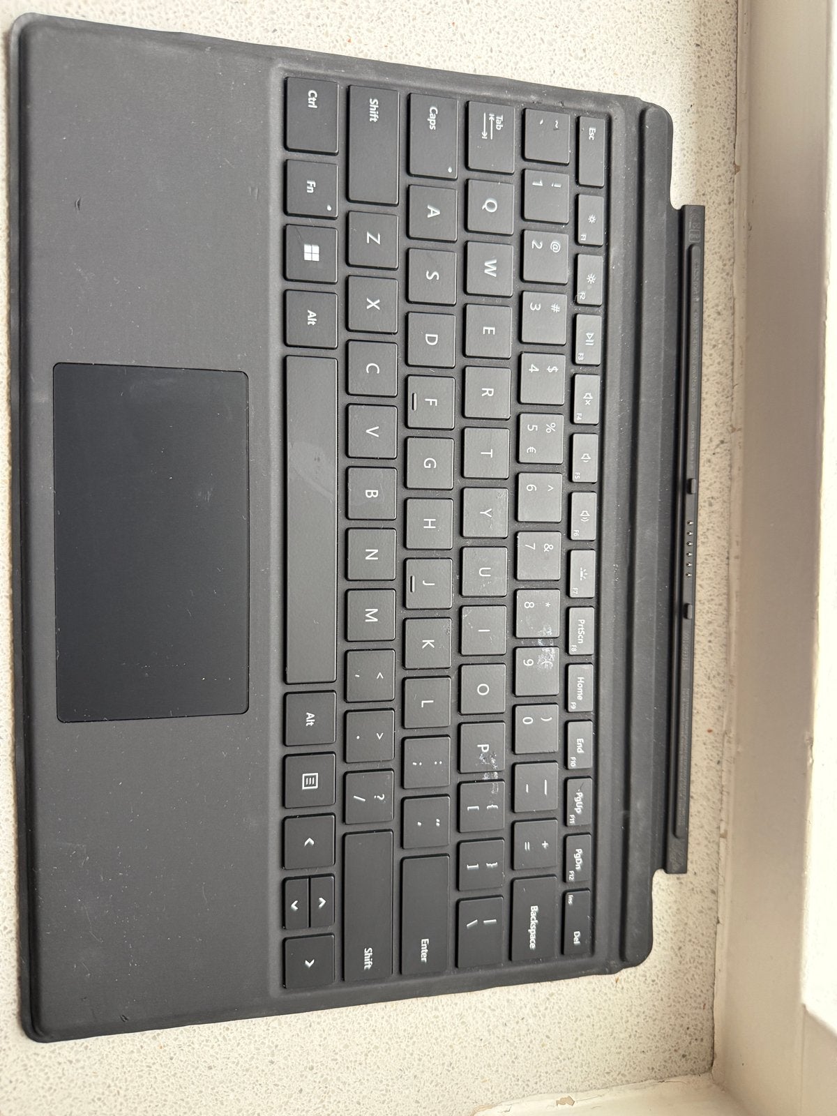 Microsoft Surface Type Cover Toetsenbord - Qwerty, Computers en Software, Gebruikt, Ophalen of Verzenden, Draadloos, Qwerty