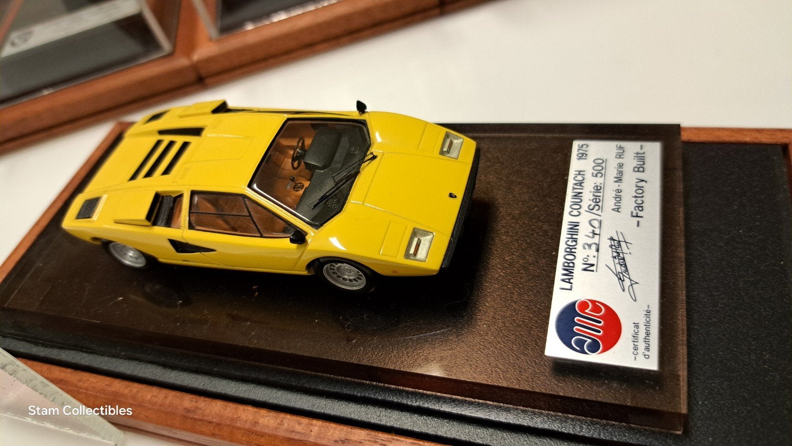 AMR Lamborghini Countach Yellow Factory Built 340of500 '75, Overige merken, Auto, Ophalen of Verzenden, Zo goed als nieuw