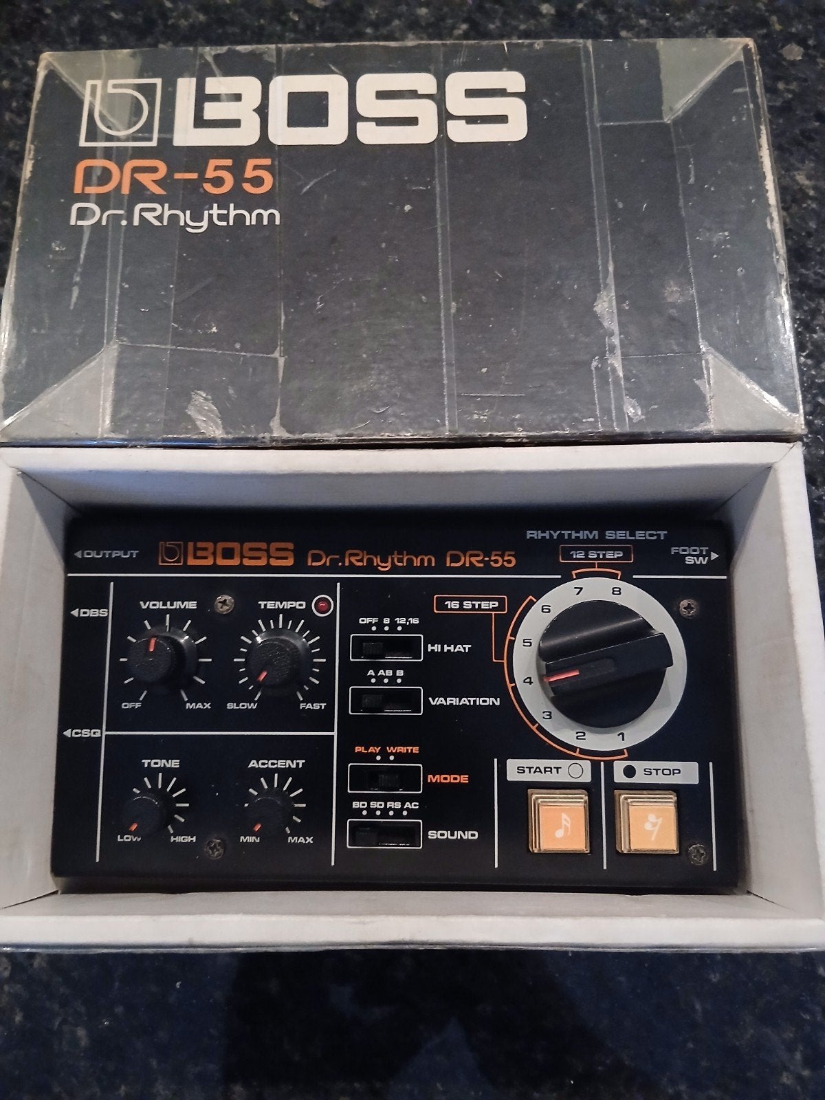 Boss DR-55 Dr. Rhythm Drummachine met originele doos, Ophalen, Zo goed als nieuw, Boss