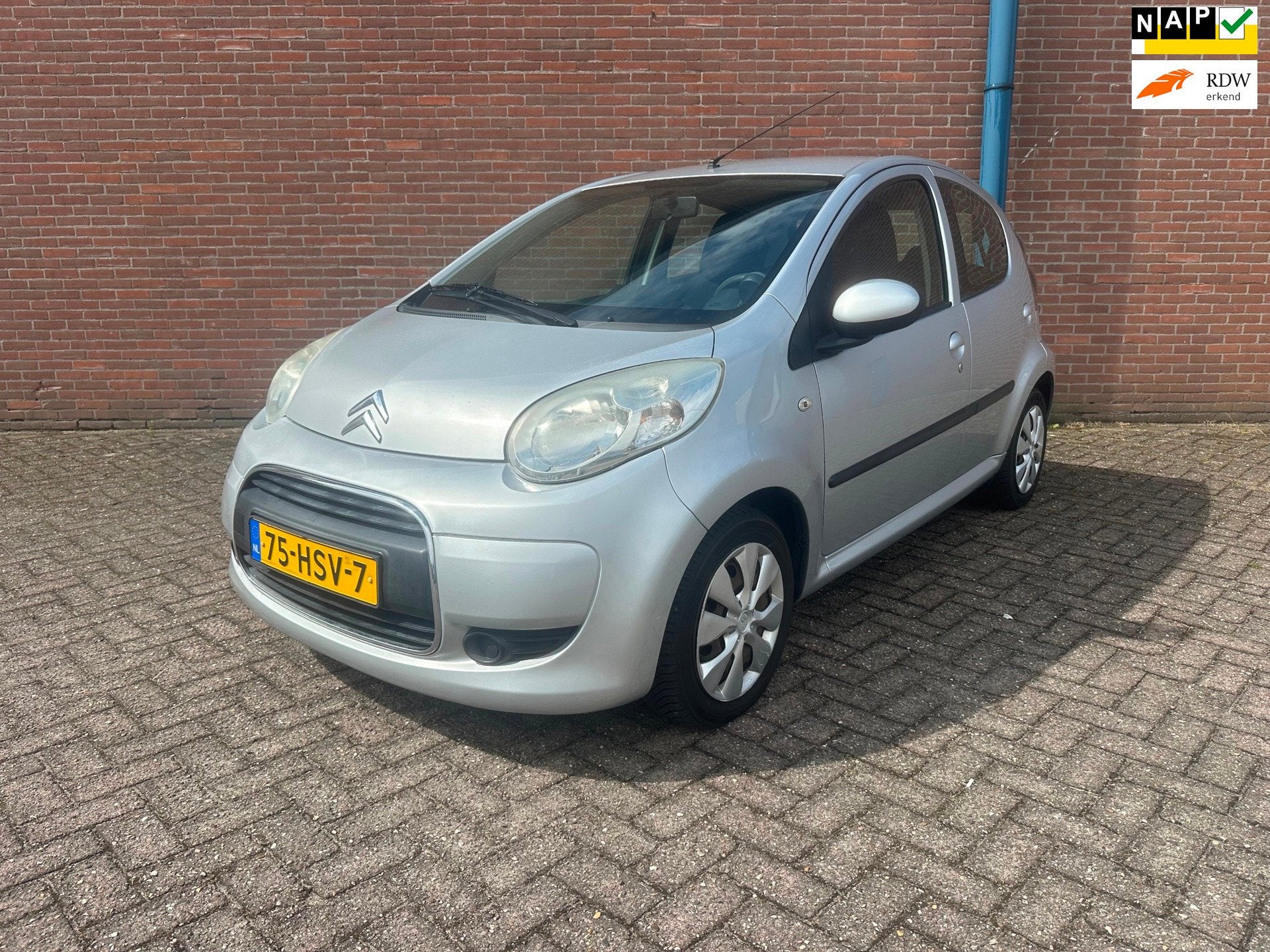 Citroen C1 1.0-12V Ambiance Automaat NAP, Gebruikt, Zwart, 4 stoelen, C1