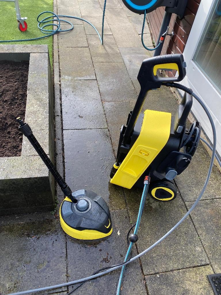 Karcher K7 verhuur + terrasreiniger set, Tuin en Terras, Hogedrukreinigers, Zo goed als nieuw, Elektrisch, Met regelbare waterdruk