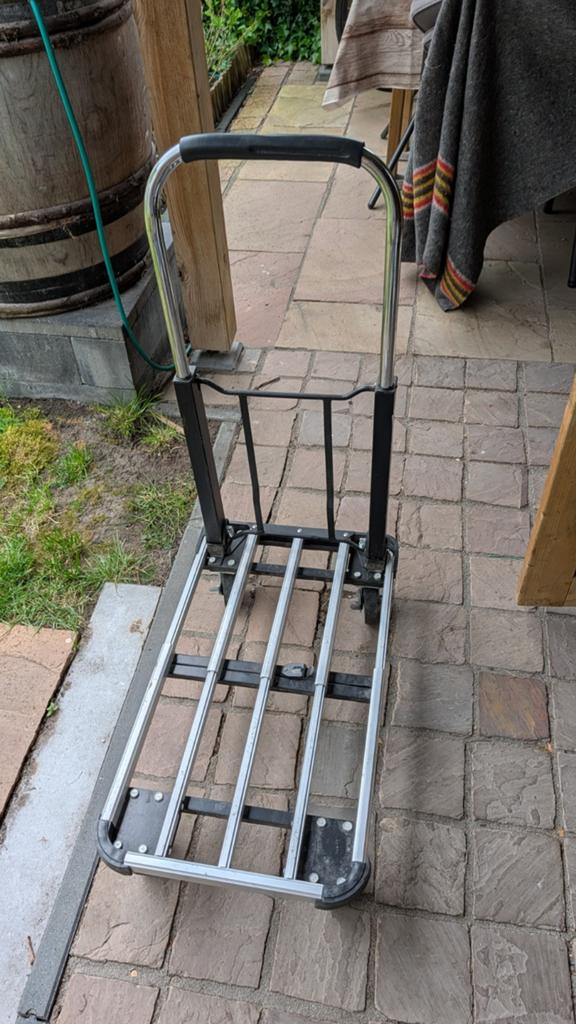 Duro Opvouwbare transportwagen 150 kg, Ophalen