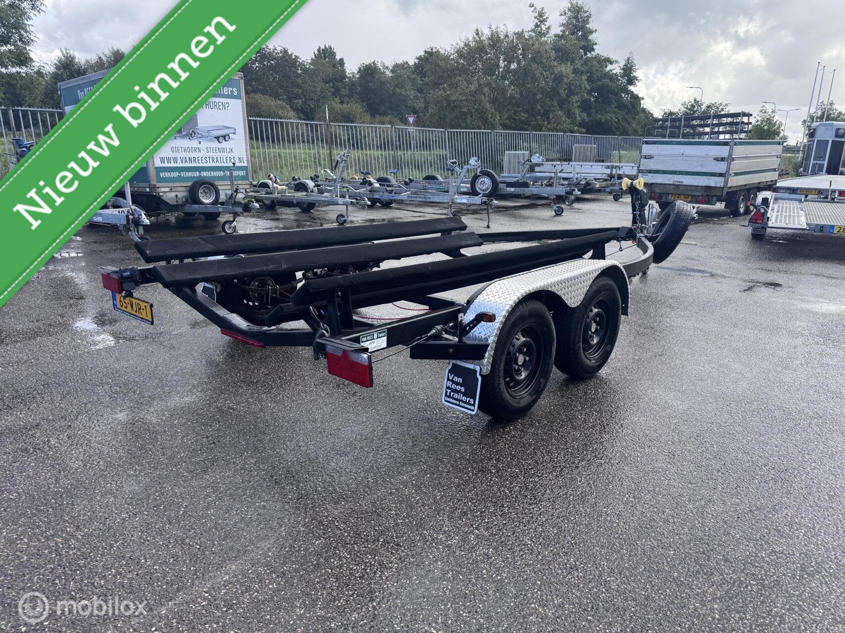 AMERIKAANSE BOOTTRAILER 2700KG JENSON FOURMASTER Kenteken NL, Watersport en Boten, Gebruikt, Overige typen, Geremd