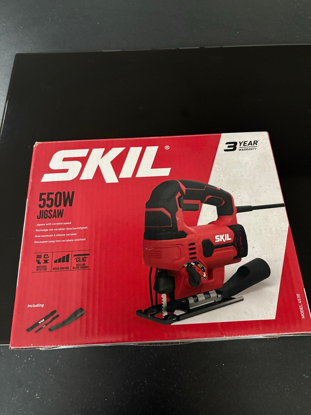 SKIL 550W Decoupeerzaag - 2x gebruikt, Decoupeerzaag, Nieuw, 600 tot 1200 watt, Ophalen of Verzenden