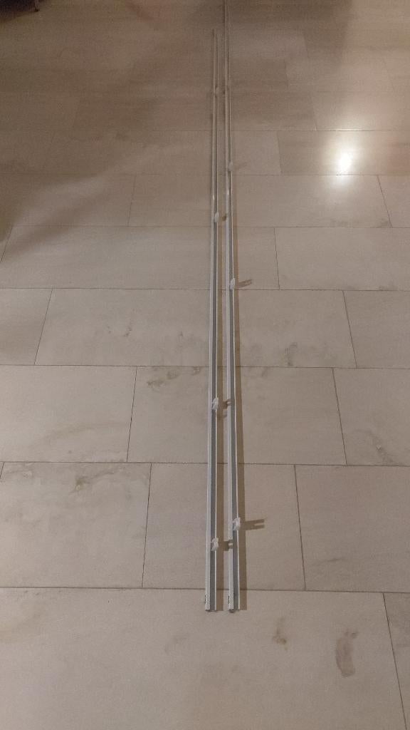 Lange Qurails / Goelst G-rail 2200 gordijnrails, Ophalen, Minder dan 50 cm, Gebruikt, 200 cm of meer
