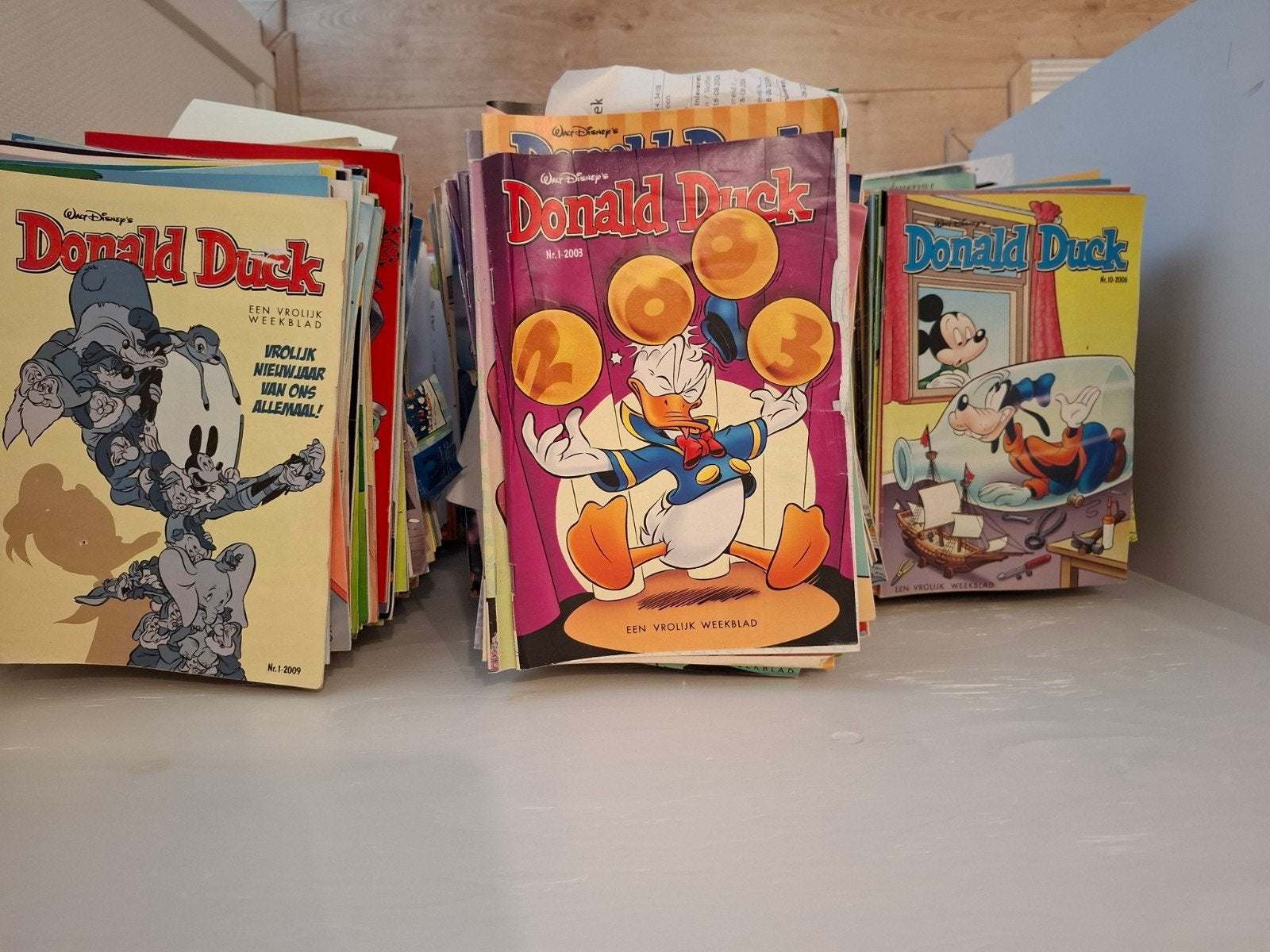 Grote collectie Donald Duck stripboeken en specials, Boeken, Meerdere stripboeken, Ophalen, Gelezen, Walt Disney