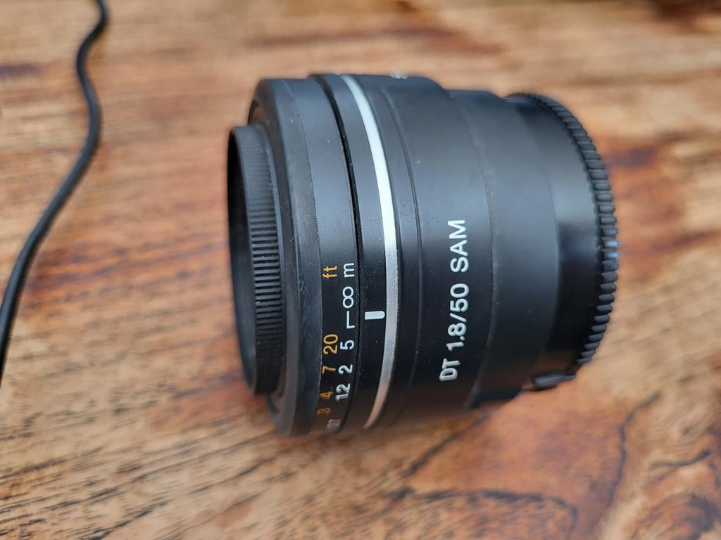 Sony 50mm lens a-mount, Ophalen of Verzenden, Standaardlens