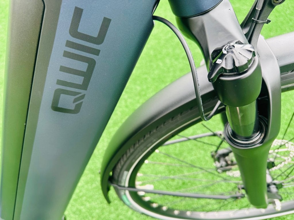 Qwic MN7+ elektrische Damesfiets Nieuw Demo 10km✅, Fietsen en Brommers, Elektrische fietsen, Niet ingevuld, Qwic, Niet ingevuld