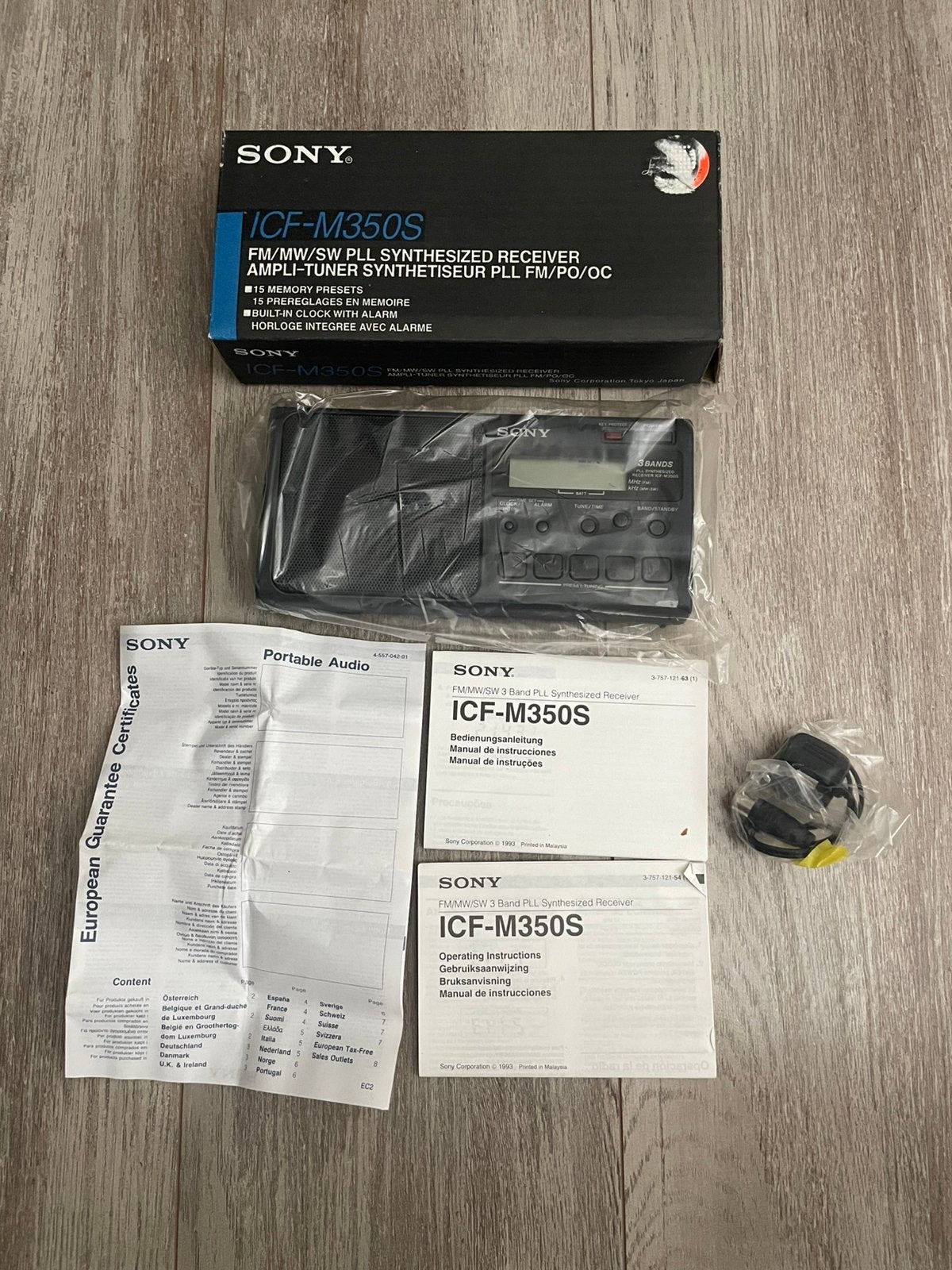 Sony ICF-M350S PLL radio, Ophalen of Verzenden, Nieuw, Wereldontvanger