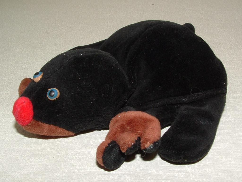 PUPPET WORLD HUNGARY MOL HANDPOP VELOURS ZWART M, Verzenden, Nieuw, Overige typen
