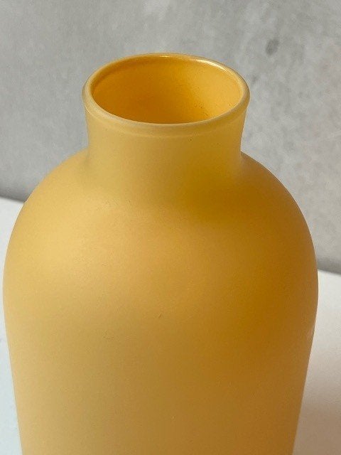 Vintage tafellamp SCE France retro design table lamp geel, Met schakelaar, Overige merken, Gebruikt, .