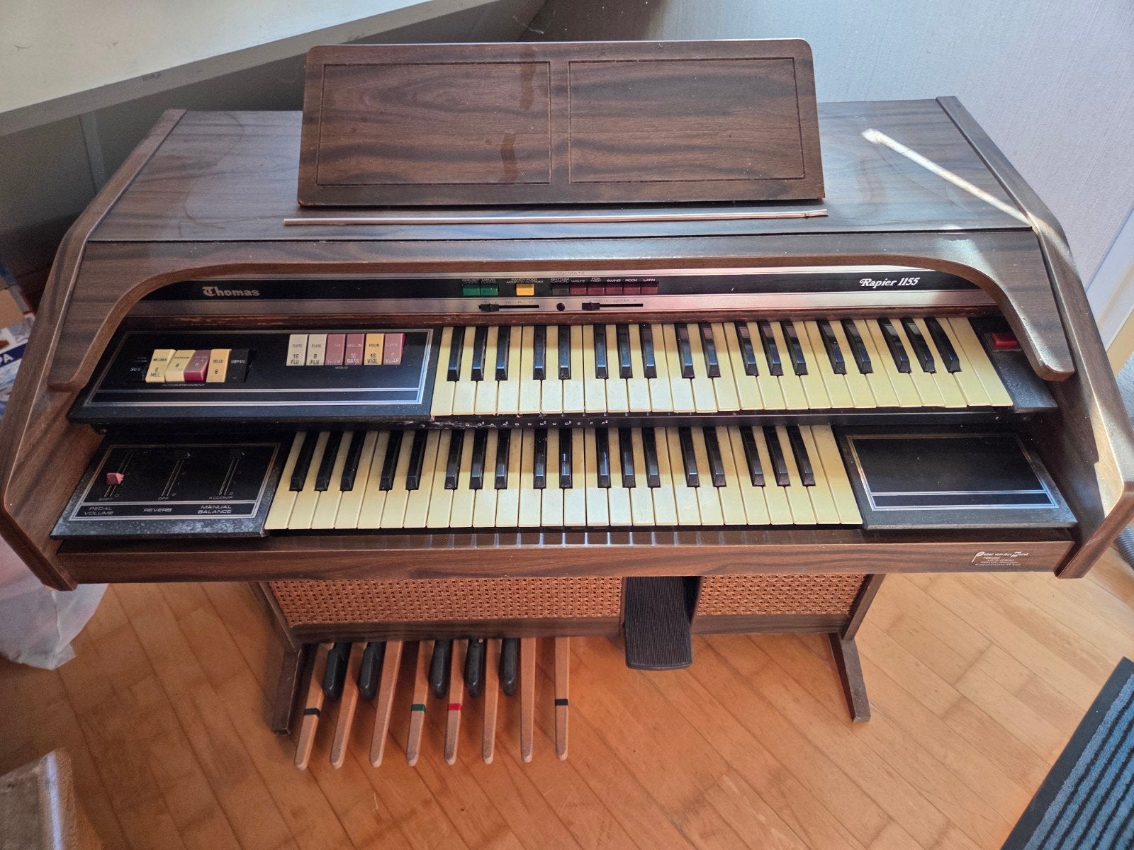 Thomas Orgel (gratis ophalen), Muziek en Instrumenten, Ophalen, Gebruikt, 2 klavieren, Orgel