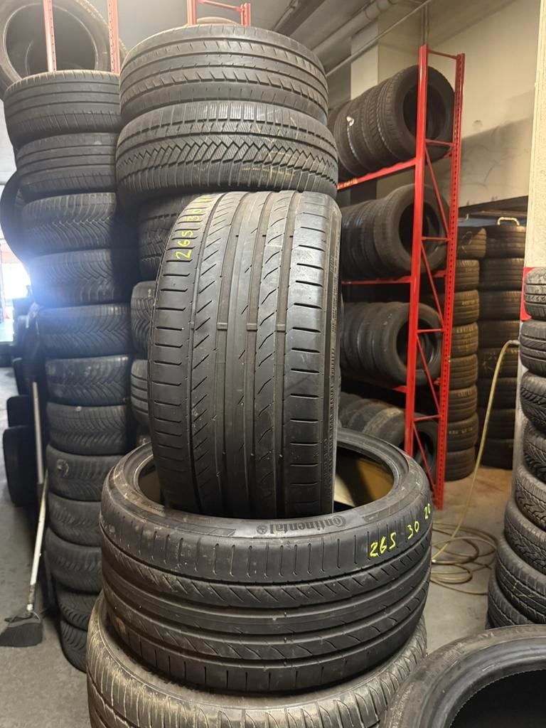 265/30R20 2653020 CONTİNENTAL 2023-2024 (inclusief monteren, Auto-onderdelen, Banden en Velgen, Ophalen, Gebruikt, 265 mm, Band(en)