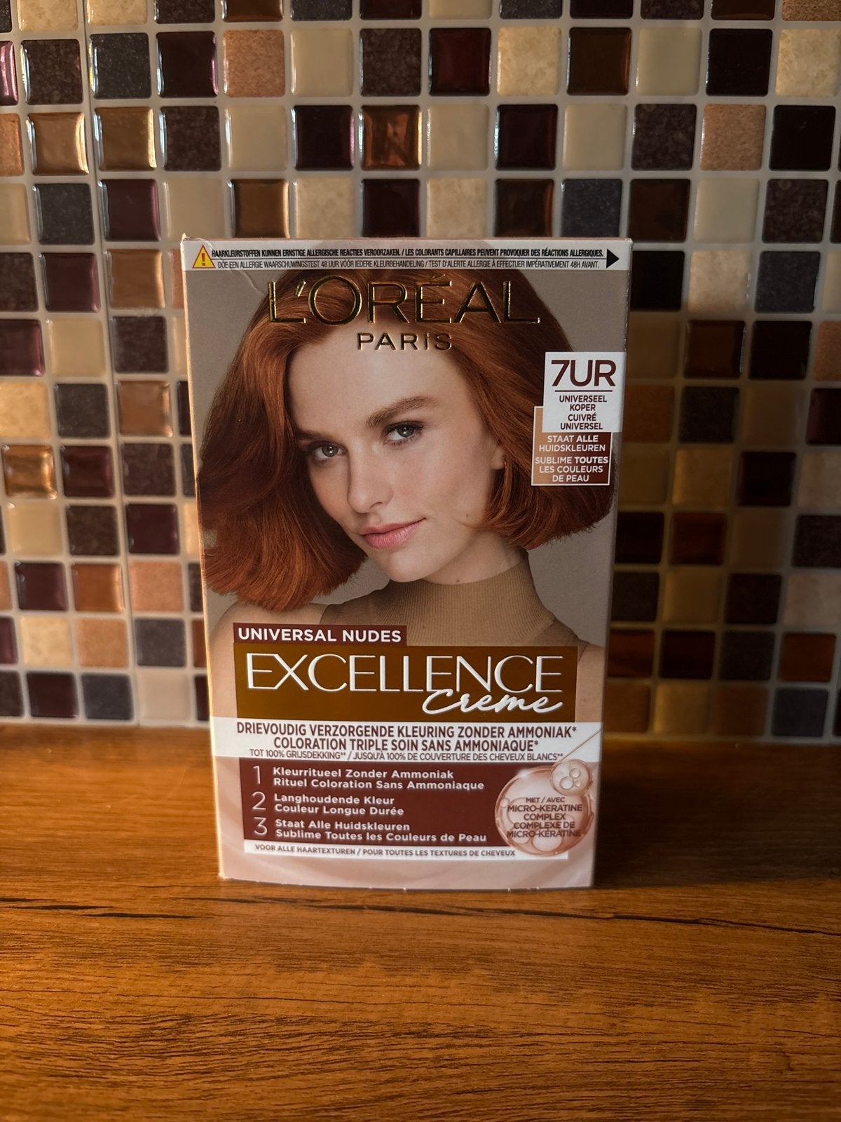 L'Oréal Excellence Crème 7UR Universeel Koper Haarkleuring, Ophalen, Nieuw, Overige typen