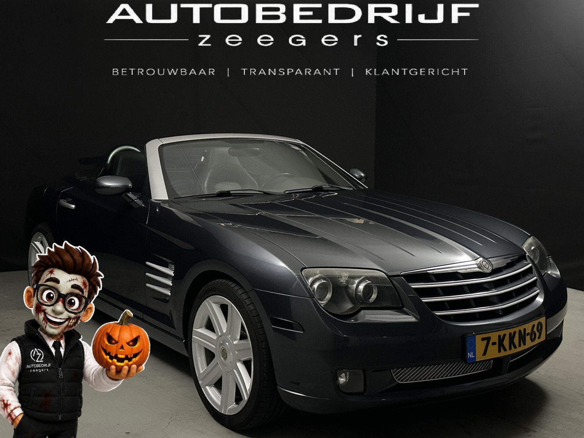 Chrysler Crossfire Cabrio 3.2 V6 Limited *Automaat*Nieuw Sta, Auto's, Automaat, Achterwielaandrijving, Gebruikt, Cabriolet