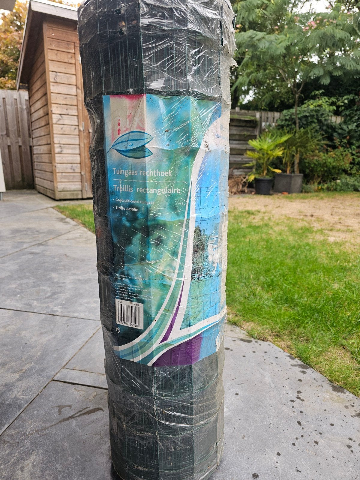Nieuw Tuingaas Rechthoek 80cm x 25m - Groen Geplastificeerd, Ophalen, Nieuw, Overige materialen, Gaashekwerk