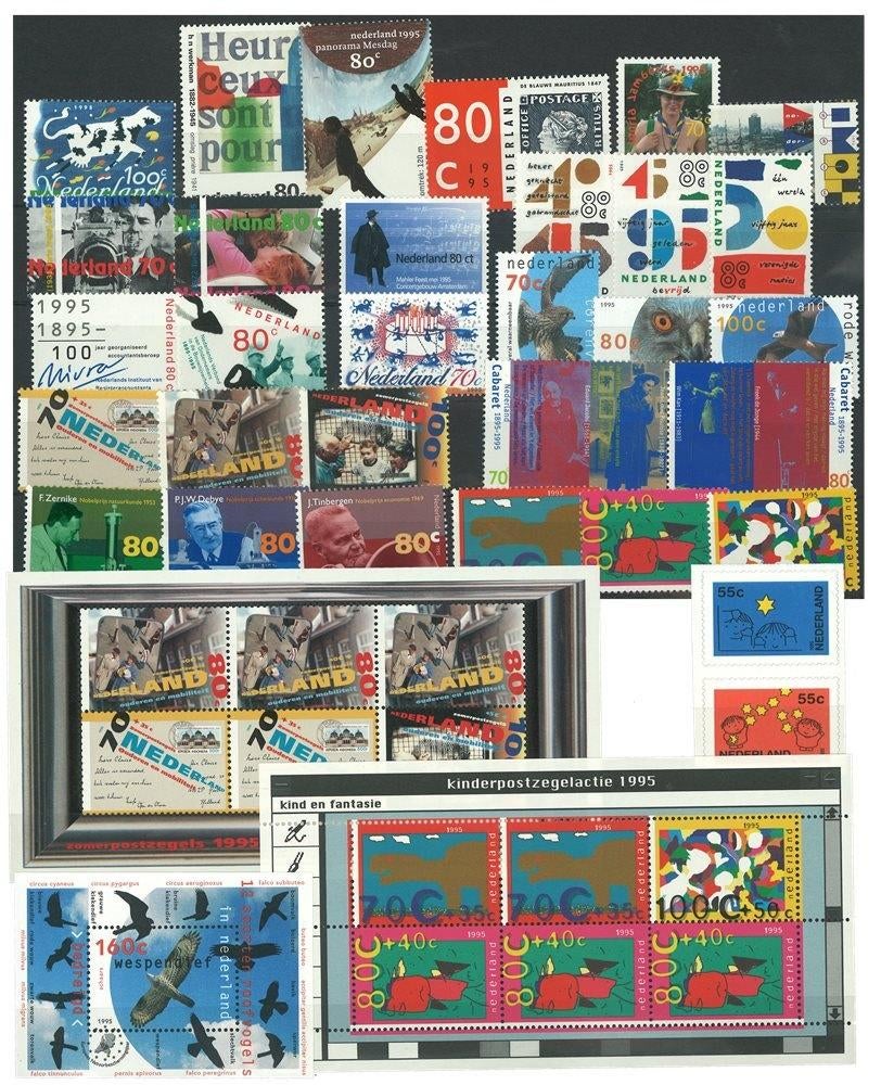 Jaarcollectie Postzegels 1995 Nederland uitgave van PTT Post, Postzegels en Munten, Ophalen, Postfris