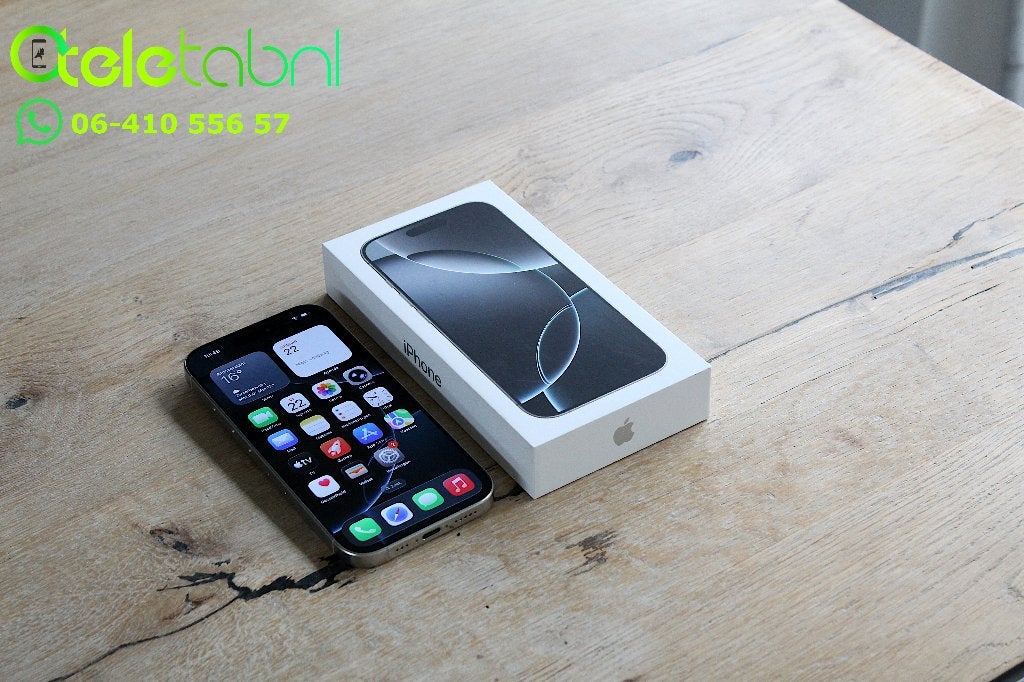 Apple iPhone 16 Pro - 256GB - Wit Titanium | Zeer netjes, Apple, Apple, Wit, 88 %