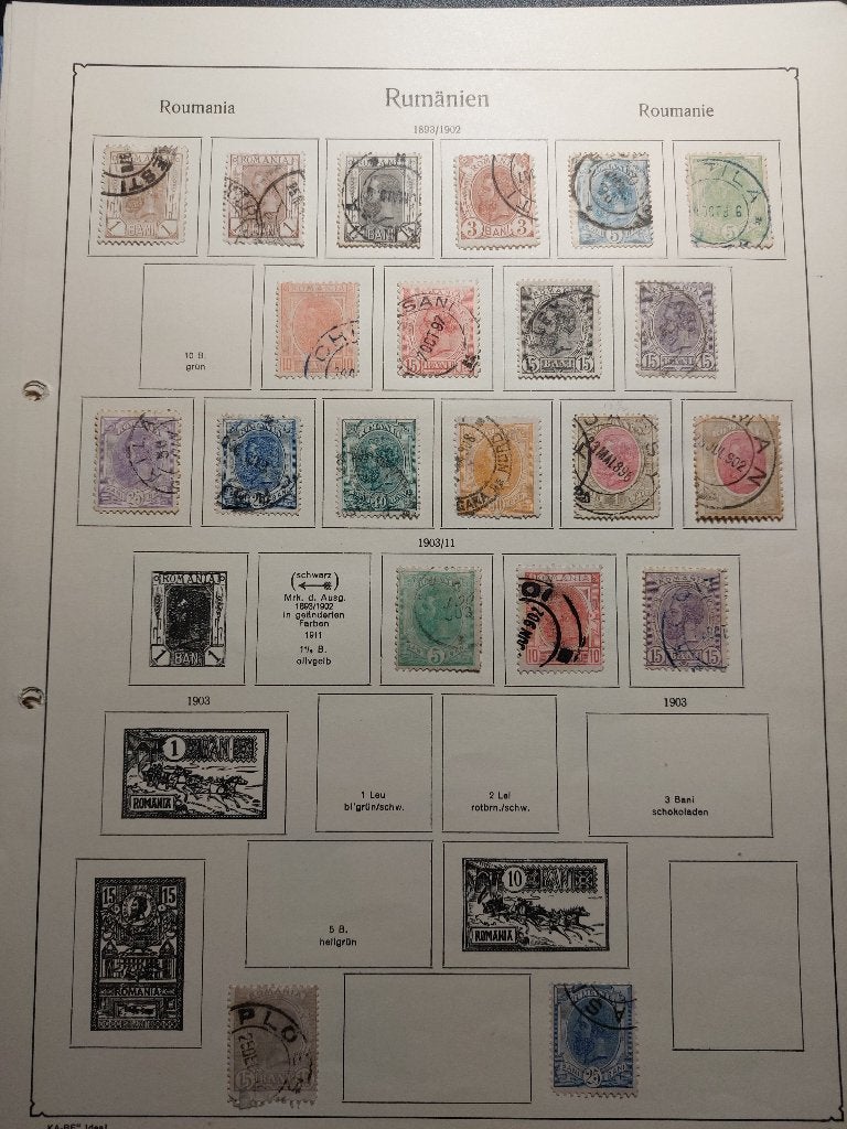 (082) ROEMENIE - Oude collectie (gestempeld), Verzenden, Overige landen, Gestempeld