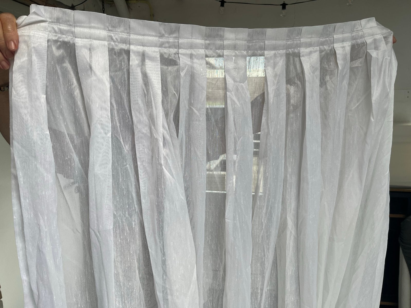 Vitrage / glasgordijnen, zo goed als nieuw, 103x260 cm, Ophalen, Zo goed als nieuw, Vitrage, Loodveter