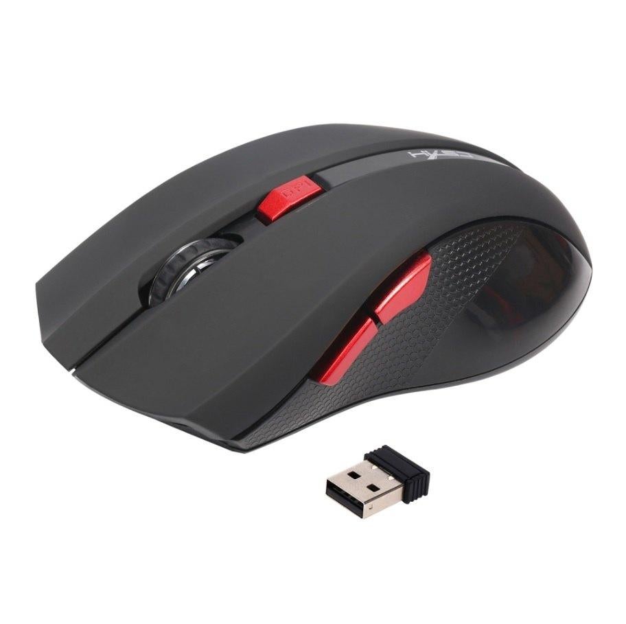 Draadloze Game Muis / Wireless Computer Gaming Mouse Spel, Verzenden, Nieuw, Muis, Ergonomisch