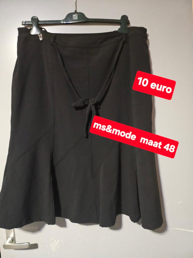 Ms&mode  maat 48, Kleding | Dames, Rokken, Zwart, Maat 46/48 (XL) of groter, Ophalen of Verzenden, Zo goed als nieuw