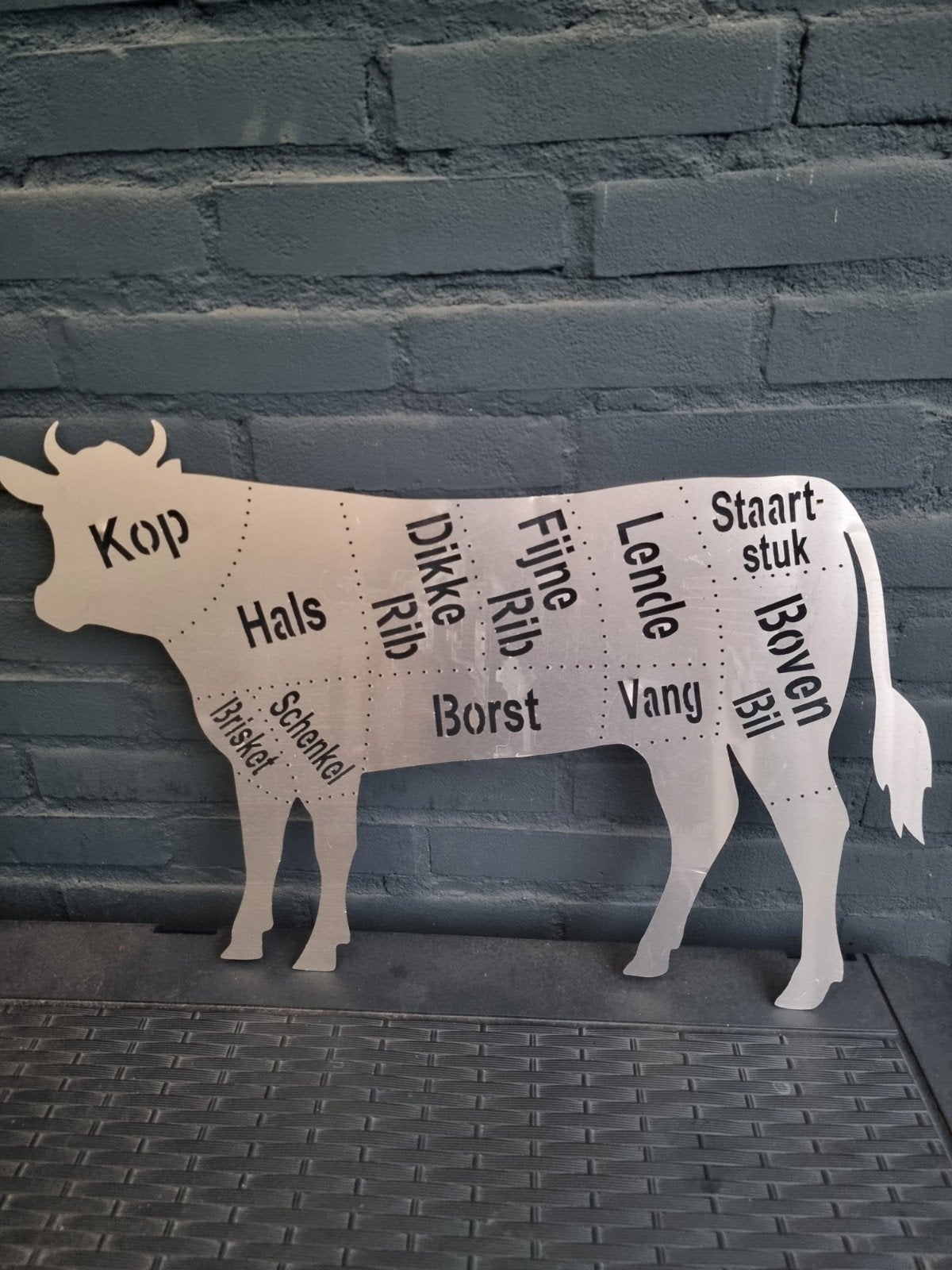 Rvs koe, Tuin en Terras, Ophalen of Verzenden, Nieuw