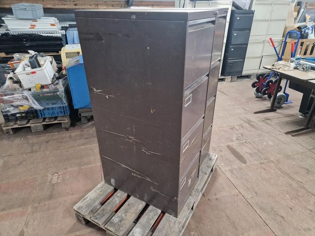 2 stuks Metalen lade kasten, Ophalen, Kast, Minder dan 50 cm, Gebruikt