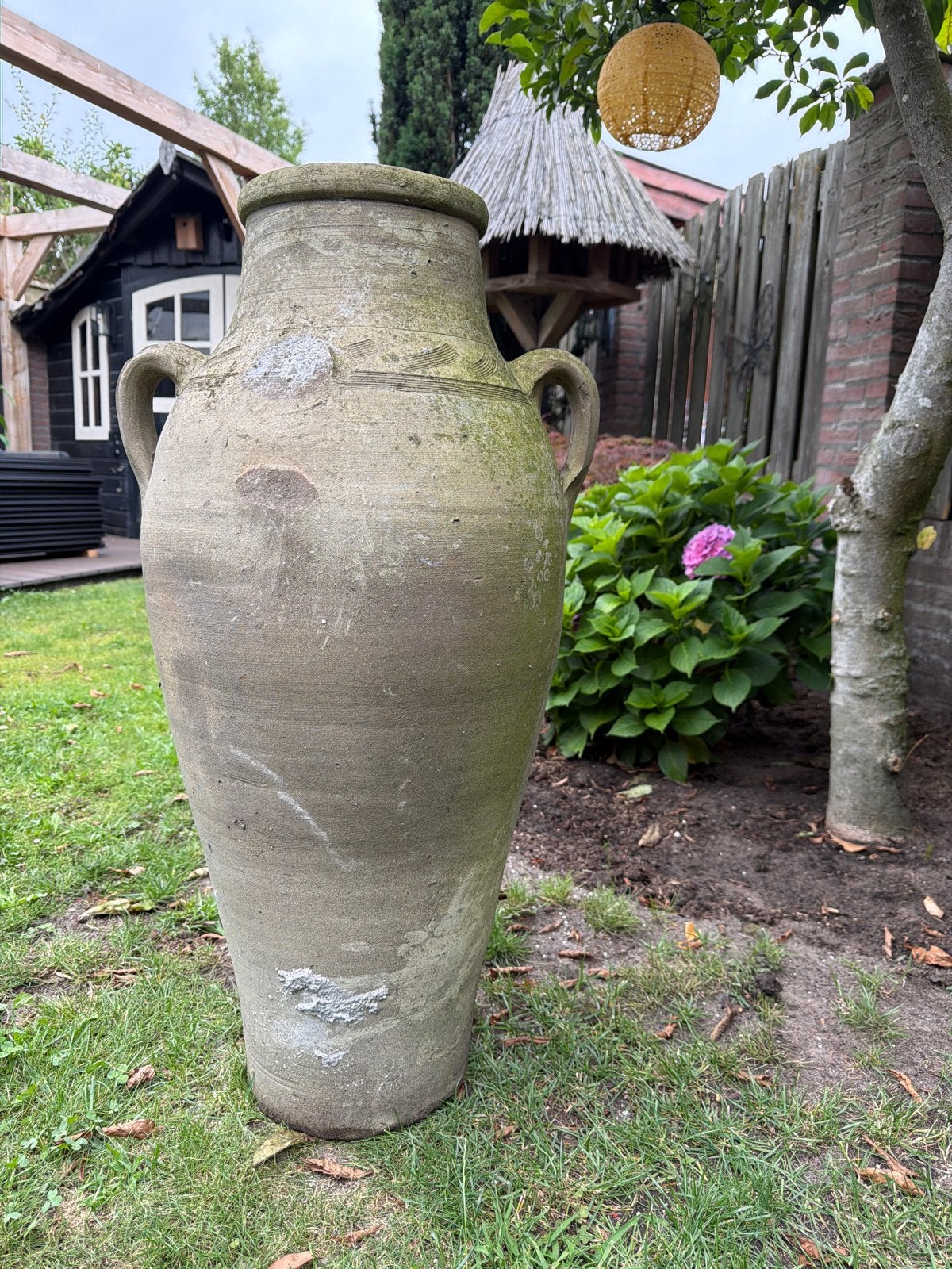 Grote antieke terracotta amfora vaas, Ophalen