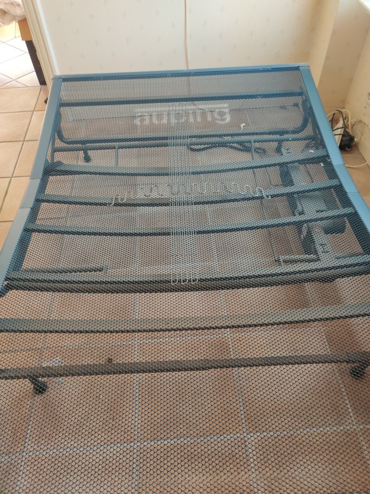 Elektrische bedbodem - verstelbaar, Ophalen, 200 cm, Metaal, Grijs