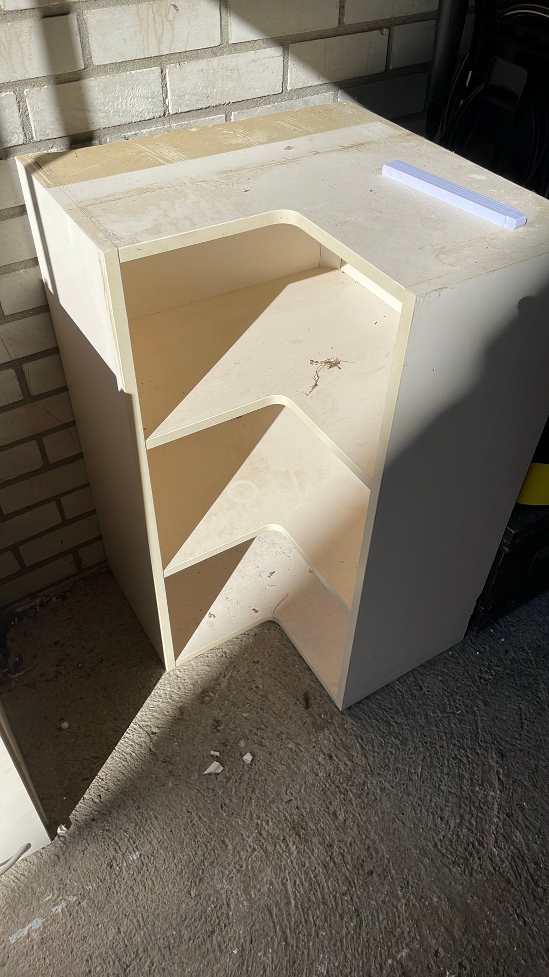 Keuken kastjes voor in een schuurtje, Huis en Inrichting, Ophalen of Verzenden, Gebruikt, Crème, Hoekkeuken