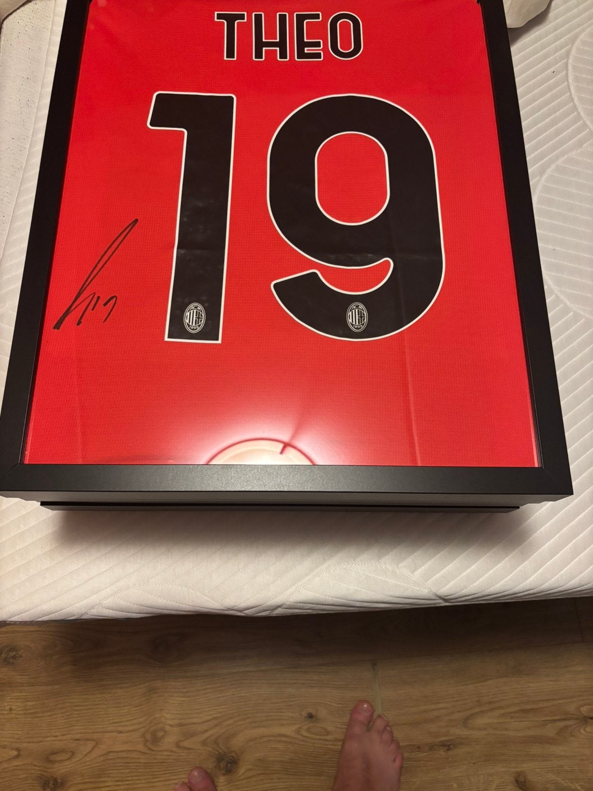 Gesigneerd theo hernandez shirt ac milan, Ophalen of Verzenden, Nieuw, Buitenlandse clubs, Shirt