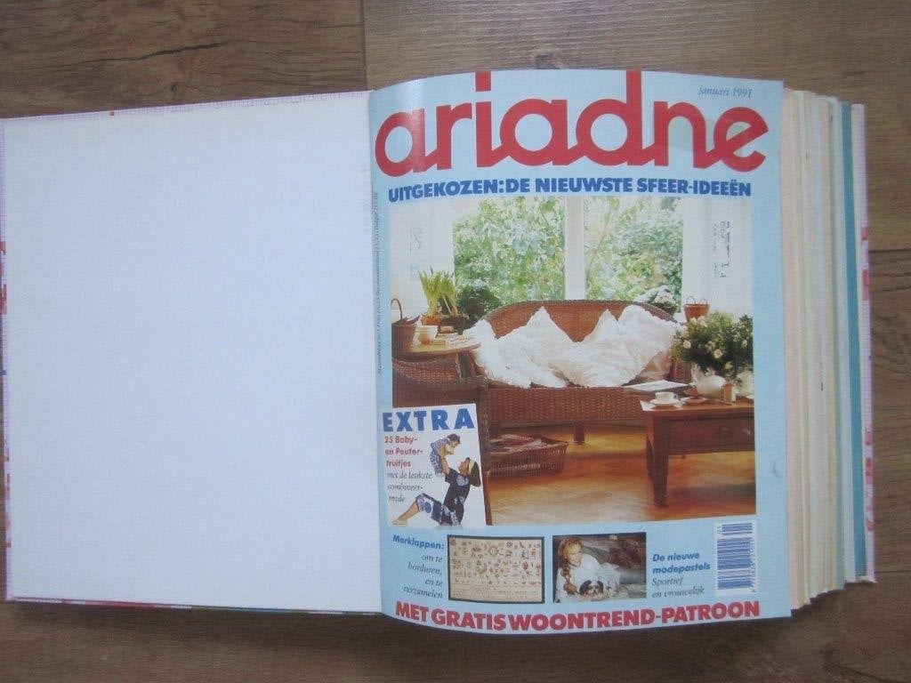 Ariadne Maandblad voor Handwerken jaargang 1991 11 bladen, Ophalen of Verzenden, Zo goed als nieuw, Breien of Haken, Patroon of Boek